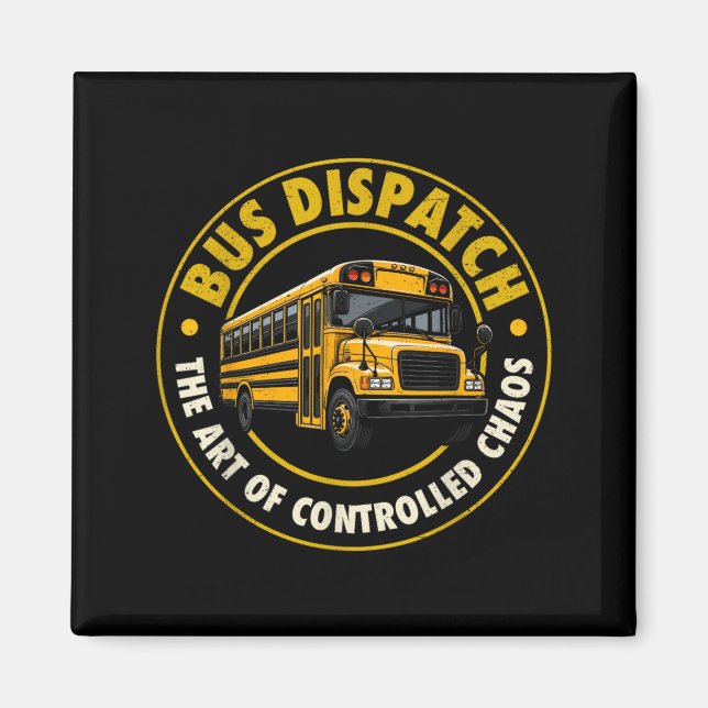 Skolbussdispatcher Magnet (Framsidan)