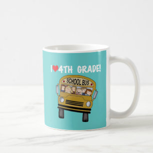 Skolbussen älskar jag den 4th klassen kaffemugg