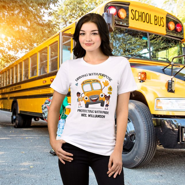 Skolbussförare Gul T Shirt (Skapare uppladdad)