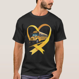 Skolbussförare Hjärta T Shirt