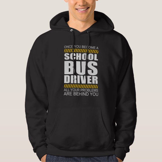 Skolbussförare Hoodie (Framsida)