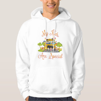 Skolbussförare Mina barn är speciella Hoodie