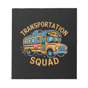 Skolbussförare Transportenhet Anteckningsblock