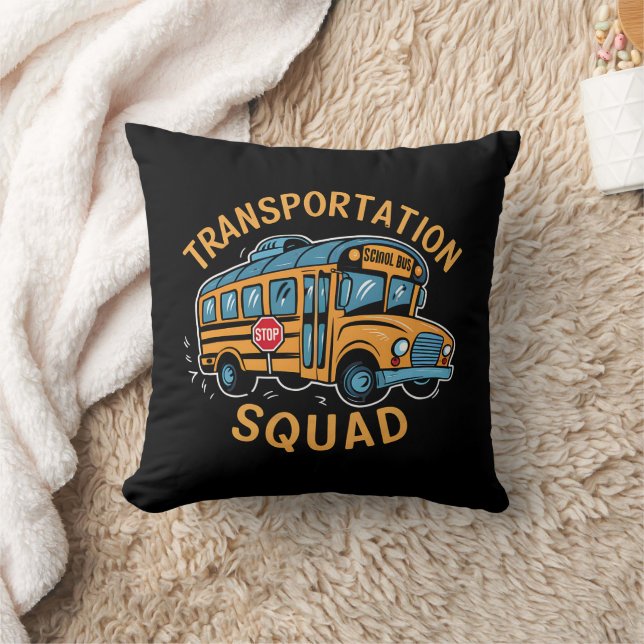 Skolbussförare Transportenhet Kudde (Filt)