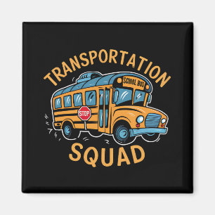 Skolbussförare Transportenhet Magnet