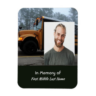 Skolbussförarens minnesgåva magnet