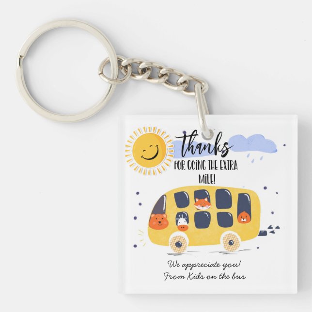 Skolbussförarens nyckelring, Tack för att du går (Framsidan)