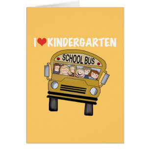 Skolbusskärlekdagis Hälsningskort