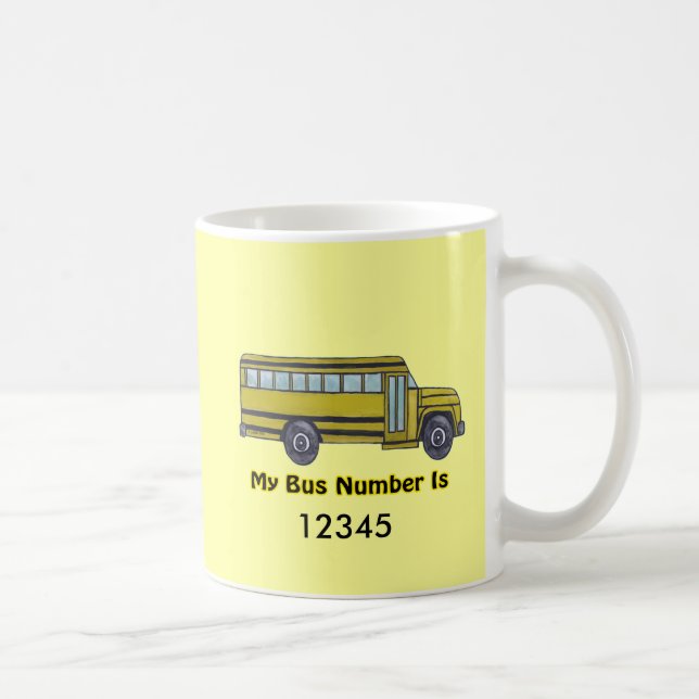 Skolbussmugg Kaffemugg (Höger)