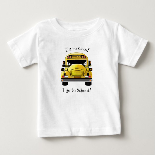 Skolbusspersonligskjorta Tee Shirt (Framsida)