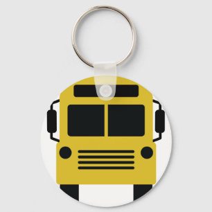 skolbusssymbol nyckelring