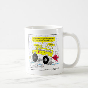 Skolbusstecknad för 686 monster kaffemugg