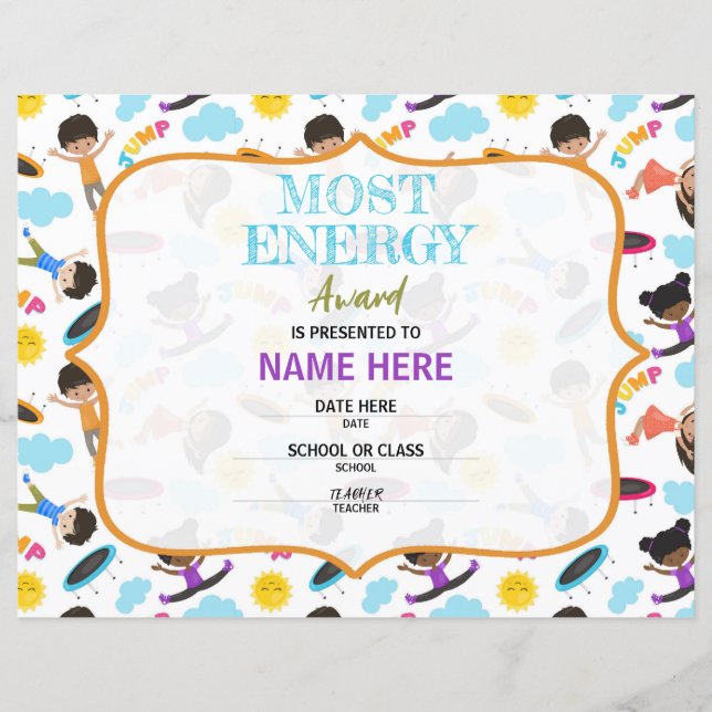 Skolcertifikat (Framsida)