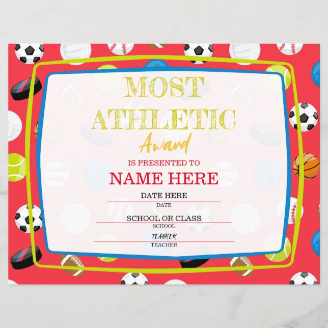 Skolcertifikat (Framsida)