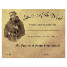 Skolcertifikat för katolsk Achievement Award