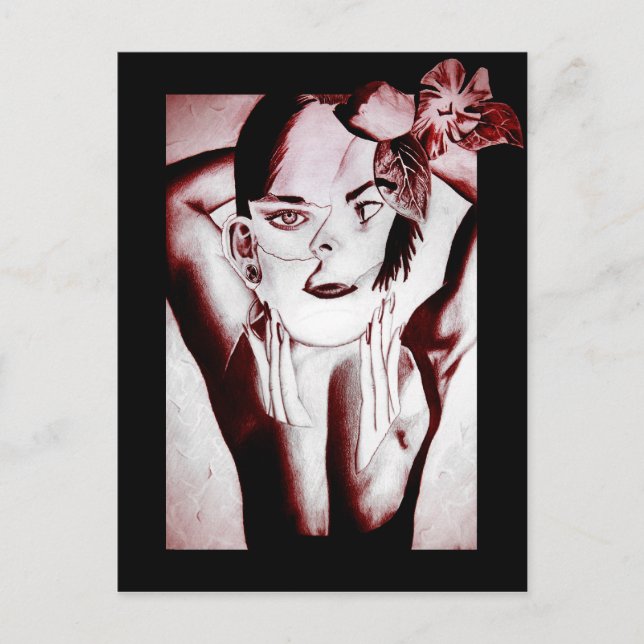 sköld skönhet vykort (Framsida)