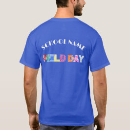 Skoldag i fält Idrott 2025 Teambesättningsstyrka T Shirt
