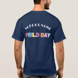 Skoldag i fält Idrott 2025 Teambesättningsstyrka T Shirt
