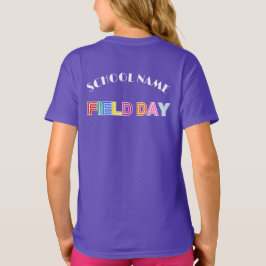 Skoldag i fält Idrott 2025 Teambesättningsstyrka T Shirt