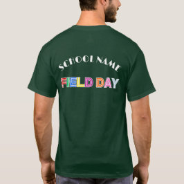 Skoldag i fält Idrott 2025 Teambesättningsstyrka T Shirt