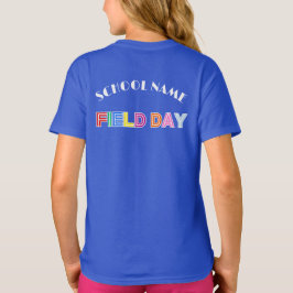 Skoldag i fält Idrott 2025 Teambesättningsstyrka T Shirt