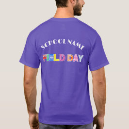 Skoldag i fält Idrott 2025 Teambesättningsstyrka T Shirt