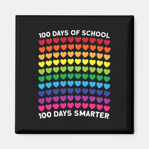 Skoldagar 100 dagar Smarter Heart Kärlek Boy Gir Magnet