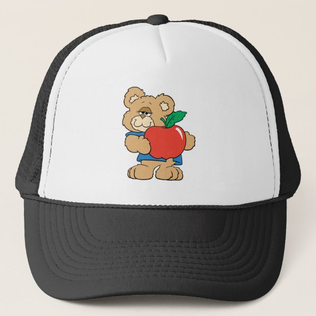 Skoldagar Äpple Teddybjörn Truckerkeps (Framsida)