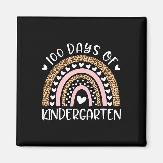 Skoldagar för Kindergarten-läraren Rainbow Le Magnet (Framsidan)