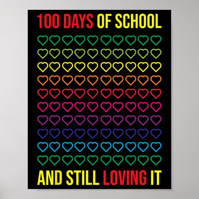 Skoldagar och fortfarande 100 dagar. poster (Framsidan)