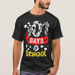 Skoldagar T Dalmatian Hund 100:e Ord T Shirt