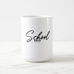 Skoldagar Tillbaka till skolan Design Kaffemugg