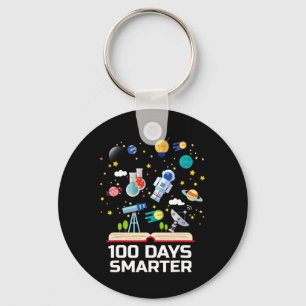 Skoldagen 100 dagar Smartare Bokar Space Älskare G Nyckelring