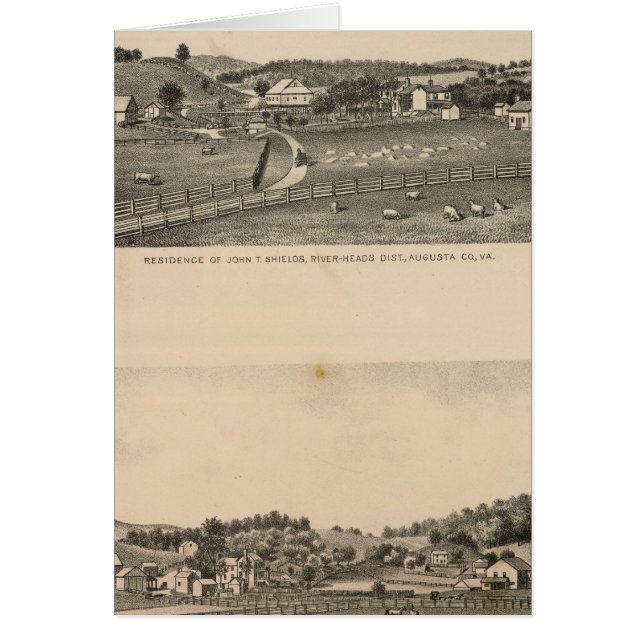 Sköldar, Klemmerbostad Hälsningskort (Framsidan)