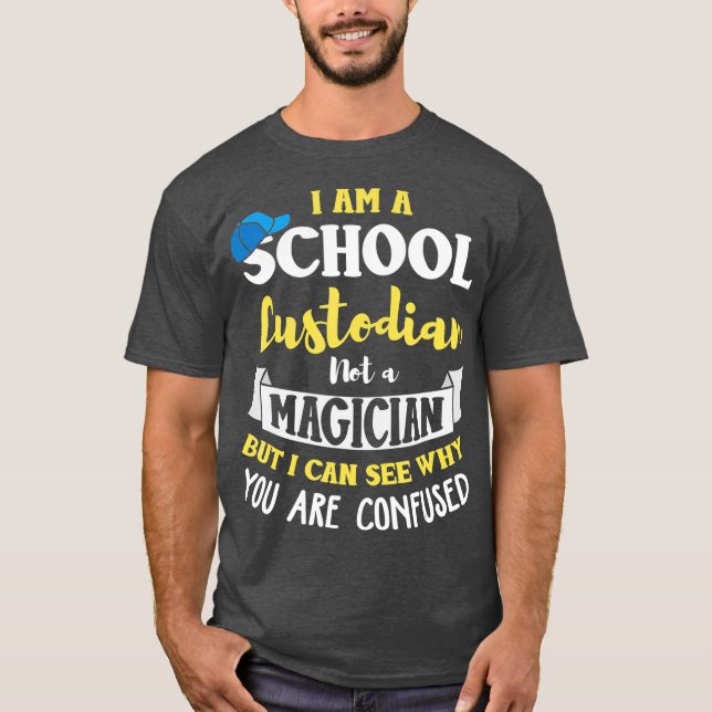 Skoldepåhållare i Humor T Shirt (Framsida)