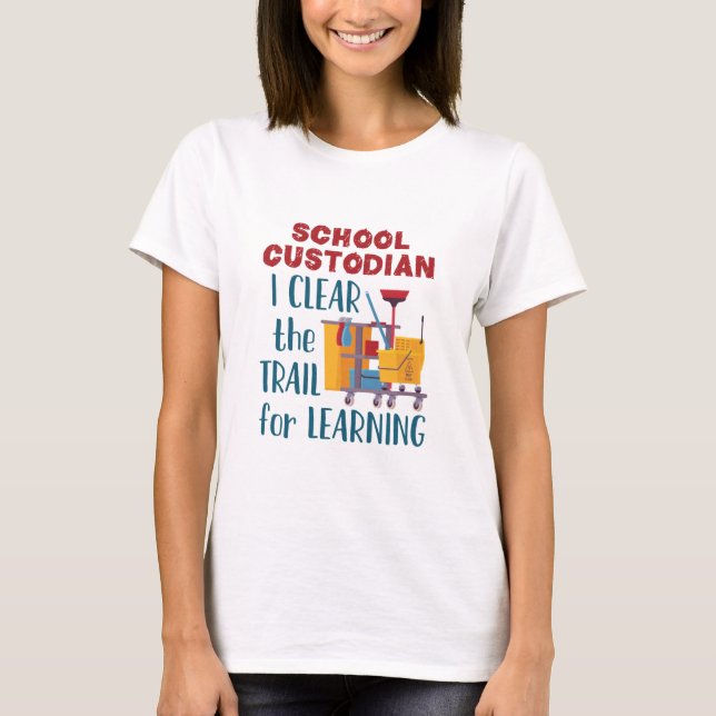 Skoldepåhållare: Rensa utbildningsbanan T Shirt (Framsida)