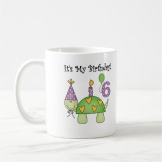 Sköldpadda6efödelsedag Kaffemugg