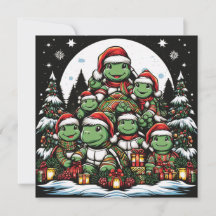 Sköldpadda är nöjd med julklappar