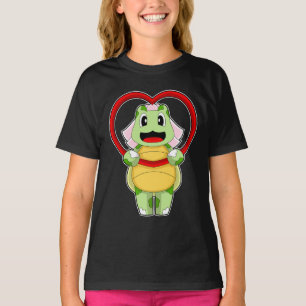 Sköldpadda Brud Hjärtan Bröllop T Shirt