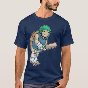 Sköldpadda Cricket Kricketträ Sport T Shirt