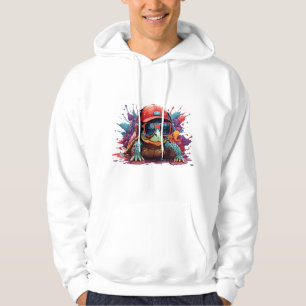 sköldpadda djur konst jag cool söt sköldpadda hoodie