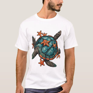 Sköldpadda  Djur  Zoo  Sjöstjärna  Undervattenskop T Shirt