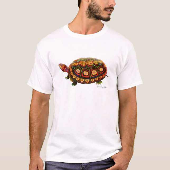 Sköldpadda för centralamerikanträ t-shirt (Framsida)