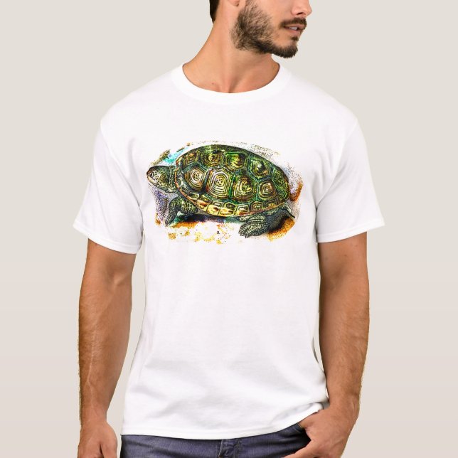 sköldpadda för diamondbackTerrapin från Tee Shirt (Framsida)