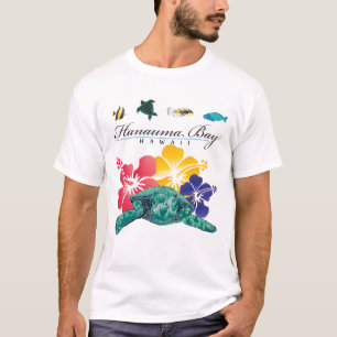 Sköldpadda för Hanauma fjärdHawaii öar T-shirt
