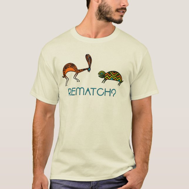 Sköldpadda-Hare T Shirt (Framsida)