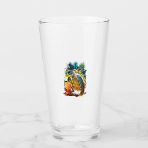 Sköldpadda Hawaiianska havssköldpaddor Ananas Aloh Glaskopp