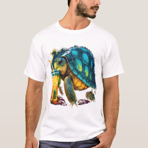 Sköldpadda Hawaiianska Havssköldpaddor Ananas Aloh T Shirt