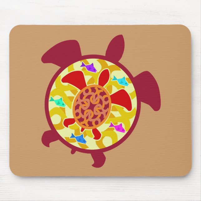 Sköldpadda inom sköldpaddan Mousepad Musmatta (Framsidan)