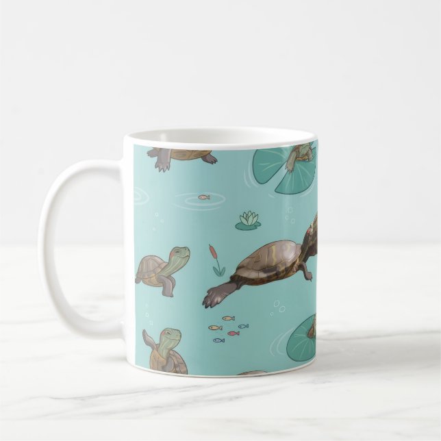 Sköldpadda Kaffemugg (Vänster)
